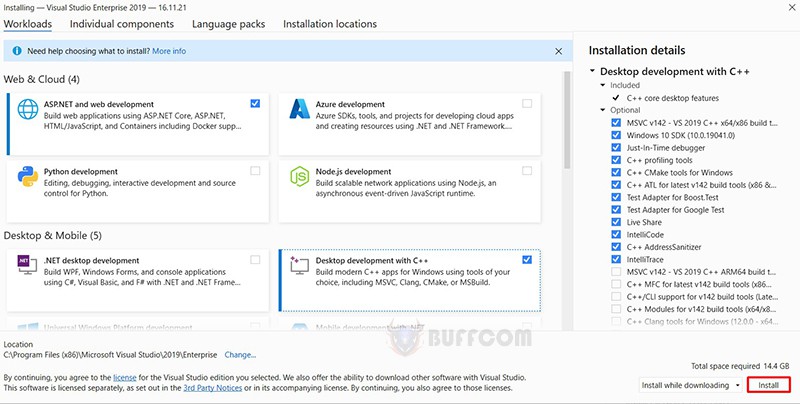 Microsoft Visual Studio Enterprise 2019